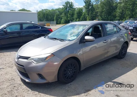 2015 Toyota Corolla Le from USA, damaged, VIN 2T1BURHE9FC454134